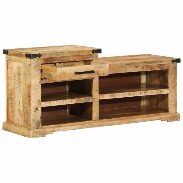 Пейка Кафяво 110 x 35 x 50 см Груб манго