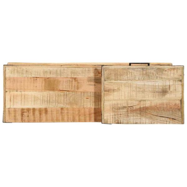 Пейка Кафяво 110 x 35 x 50 см Груб манго