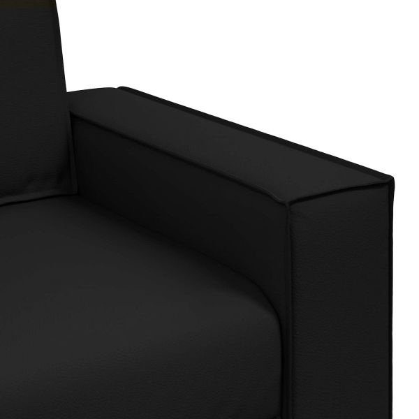Диван Черно 160 x 80 x 84 см текстил