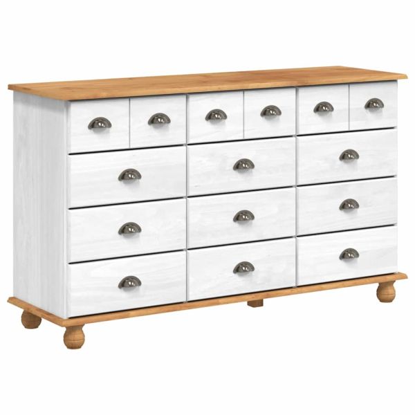 Шкаф с чекмеджета с чекмедже ASKIM Бяло 79 x 40 x 133,5 см