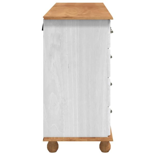 Шкаф с чекмеджета с чекмедже ASKIM Бяло 79 x 40 x 133,5 см