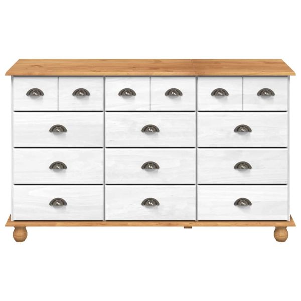 Шкаф с чекмеджета с чекмедже ASKIM Бяло 79 x 40 x 133,5 см