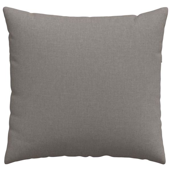 Диван възглавници 2 pcs Таупе 45 x 45 cm текстил
