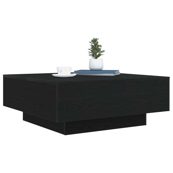Черен дъб 80 x 80 x 31 cm Инженерна дървесина