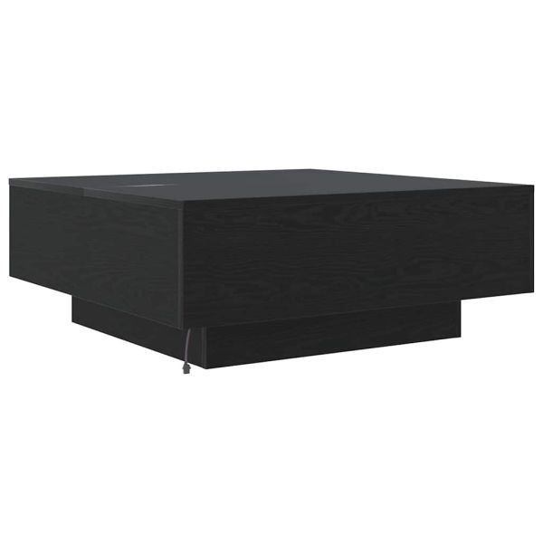 Черен дъб 80 x 80 x 31 cm Инженерна дървесина