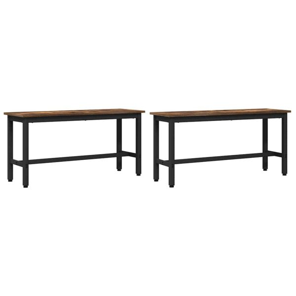 Пейка за хранене 100 x 32,5 x 48,5 см 2 бр.