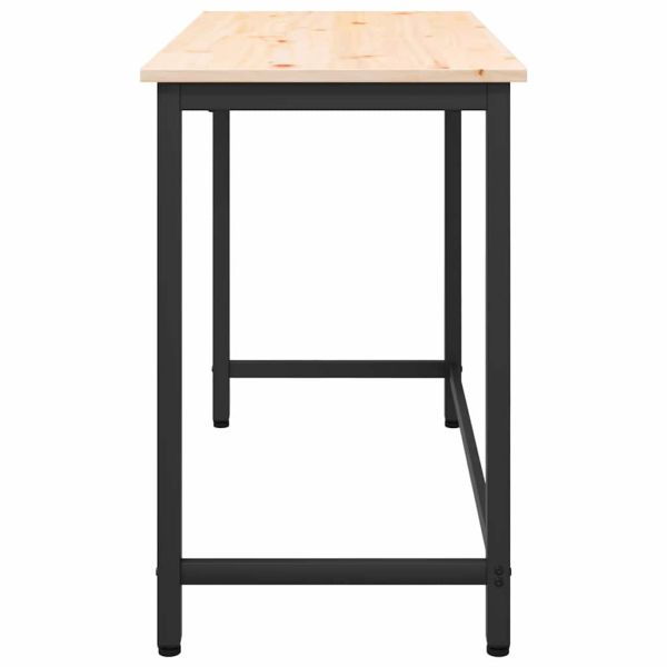 Маса Естествен 100 x 50 x 77 см Инженерна дървесина и стомана