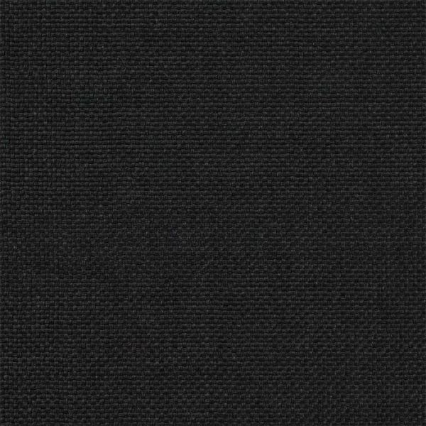 Леглова рамка с тапицирана гръбна част Черен 140 x 200 cm