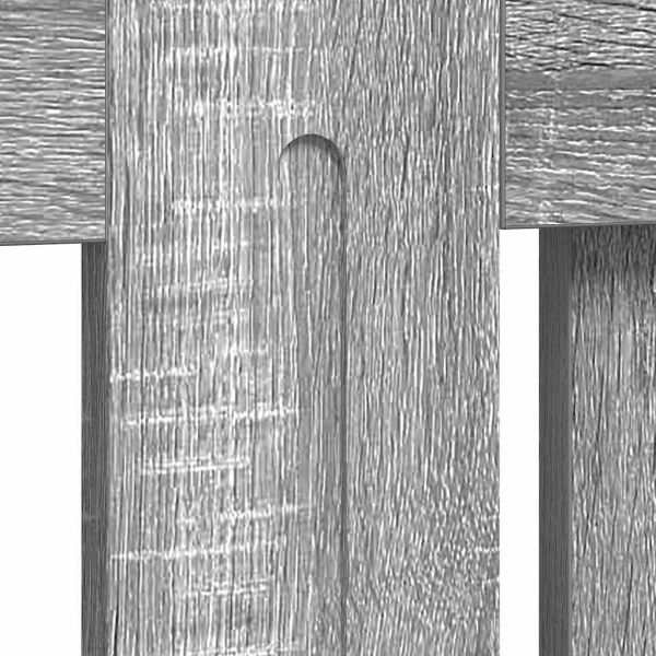 Калъф за радиатор Сив Сонома 152 x 19 x 81,5 cm Инженерно дърво