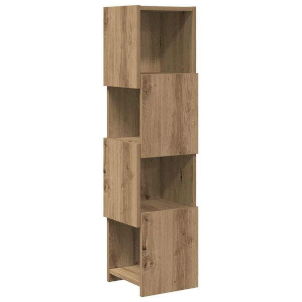 Ъглов шкаф 25,5x25x102см Инженерна дървесина Дъб