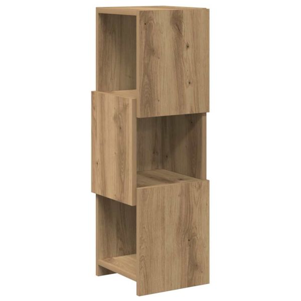 Ъглов шкаф 25,5x25x80см Инженерна дървесина Дъб