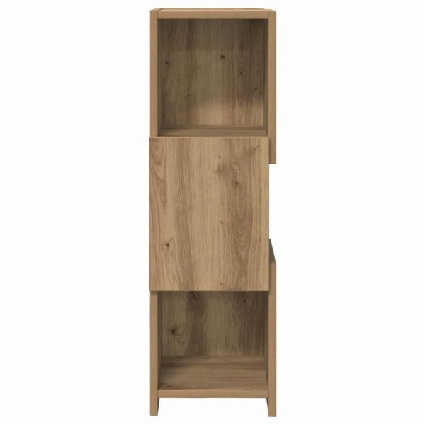 Ъглов шкаф 25,5x25x80см Инженерна дървесина Дъб