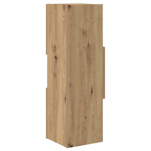 Ъглов шкаф 25,5x25x80см Инженерна дървесина Дъб