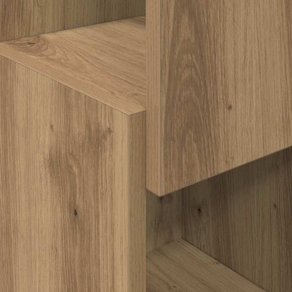 Ъглов шкаф 25,5x25x80см Инженерна дървесина Дъб