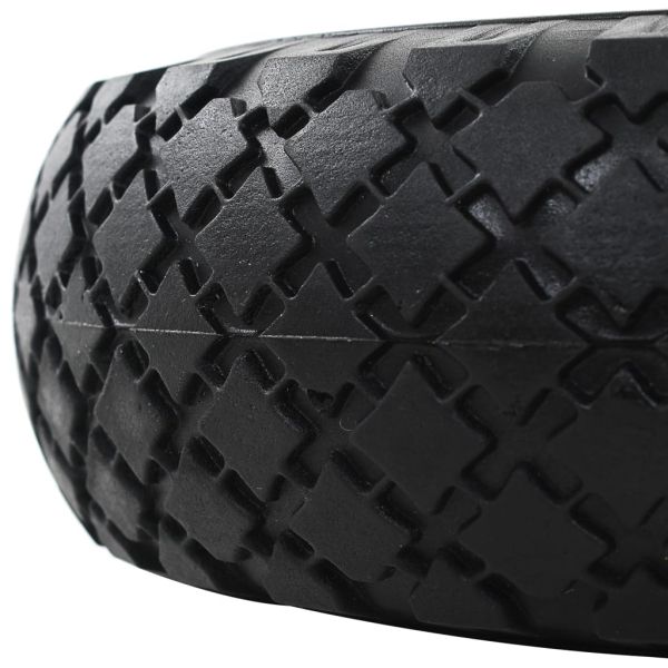 Колела за транспортна количка 2 бр твърд PU 3,00-4 (260x85)