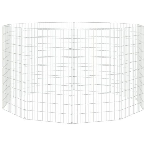 Ограда за свободно отглеждане на животни 10-панела 54x100 см