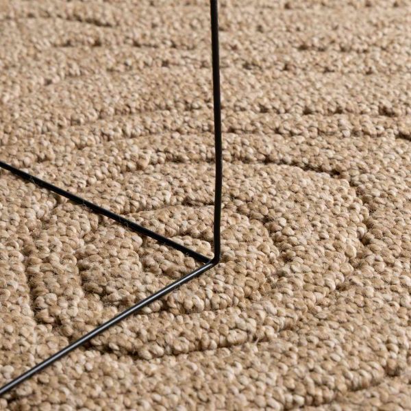 Килими за помещение Муаре AGIRA Естествен 200 x 140 cm