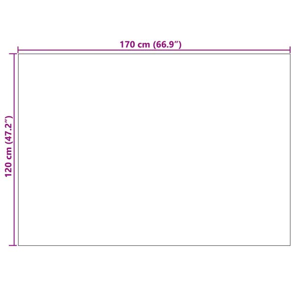 Килими за помещение PALMERAS Бежово 170 x 120 см Полиестер