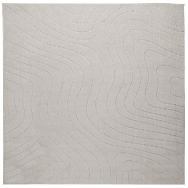 Килими за помещение PALMERAS Крем 120 x 120 cm Полиестер