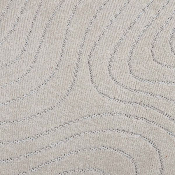 Килими за помещение Кръгла PALMERAS Крем Ø 120 СМ Полиестер