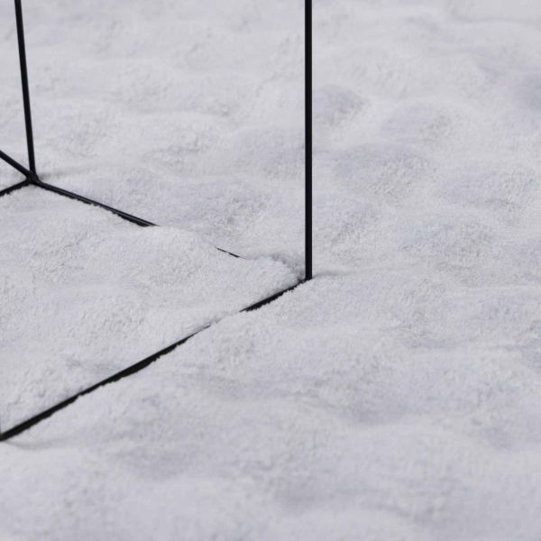 Килими за помещение Квадратна SIROLO Сив 200 x 200 cm Полиестер