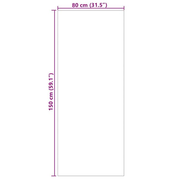 Килими за помещение SIROLO Антрацит 150 x 80 cm Полиестер
