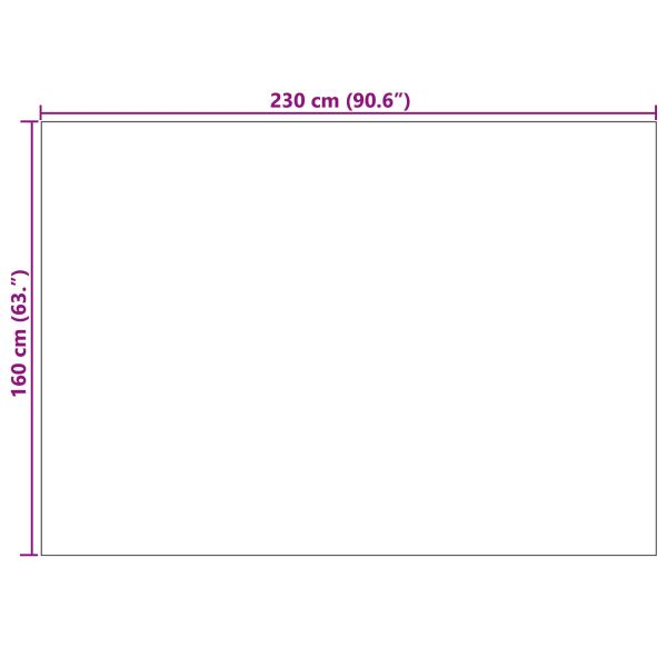 Килими за помещение SIROLO Антрацит 230 x 160 см Полиестер