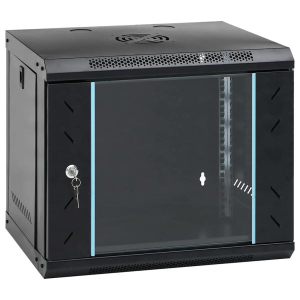 9U стенен мрежов шкаф 19" IP20 53x40x45 см