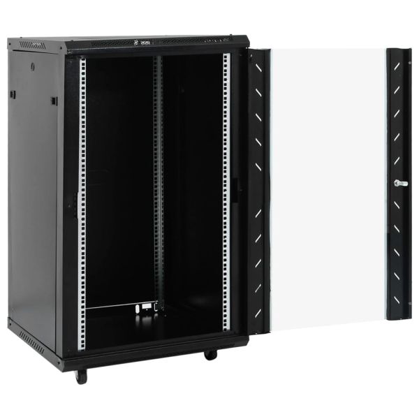 18U Сървърен шкаф с въртящи се крака 19" IP20 60x60x100 см