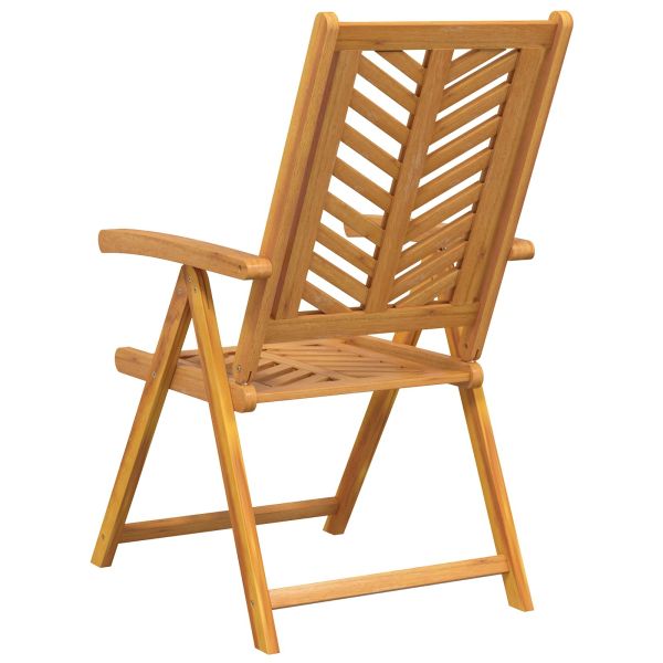 Градински стол 4 pcs Кафяво 57 x 72 x 109 см