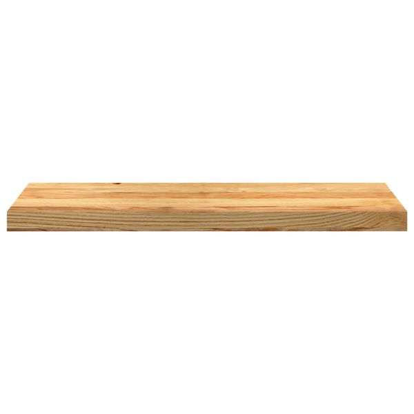 Стълбищни стъпала, 4 бр, светлокафяви, 80x25x2 см, дъб масив