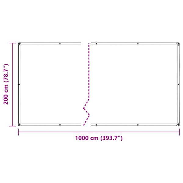 Покривало за растения с капси 2x10 m PVC
