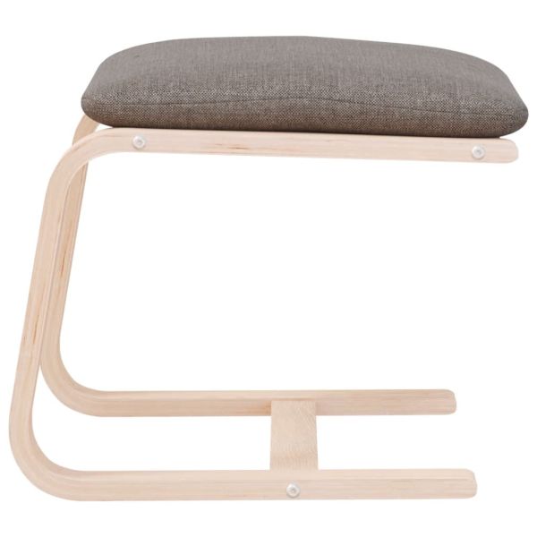 Табуретка, таупе, 51x41x40 см, плат