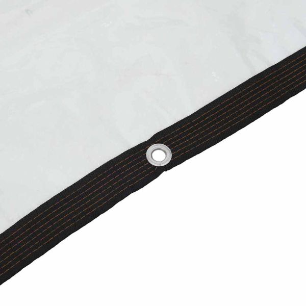 Прозрачен брезент с капси 5x6 m Полиетилен