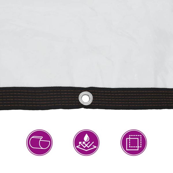 Прозрачен брезент с капси 5x6 m Полиетилен