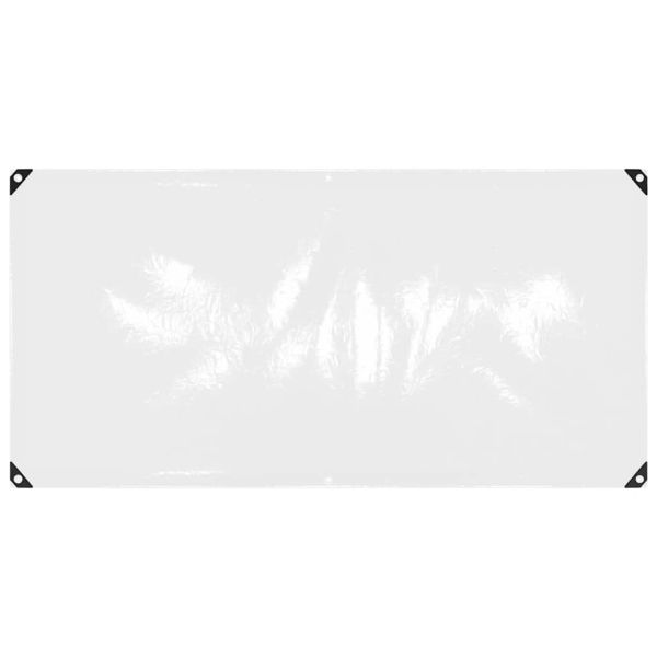 Прозрачен брезент с капси 1х2 м PVC