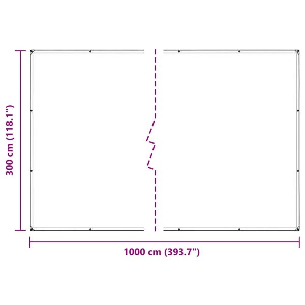 Покривало за растения с капси 3x10 m PVC