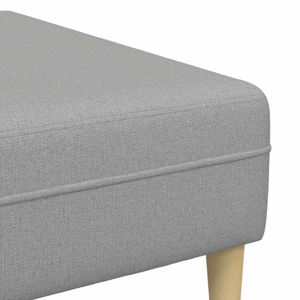 Диван за всекидневна 3 pcs Облачно сиво Полиестер