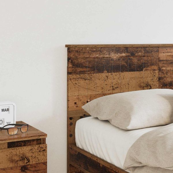 Облегалка за глава Старо дърво 135 cm Инженерно дърво