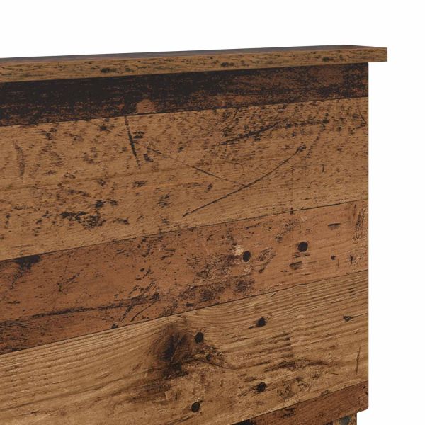 Облегалка за глава Старо дърво 150 cm Инженерно дърво