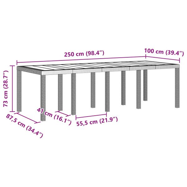 Комплект за хранене в градината 9 pcs Светлосиво Полипропилен