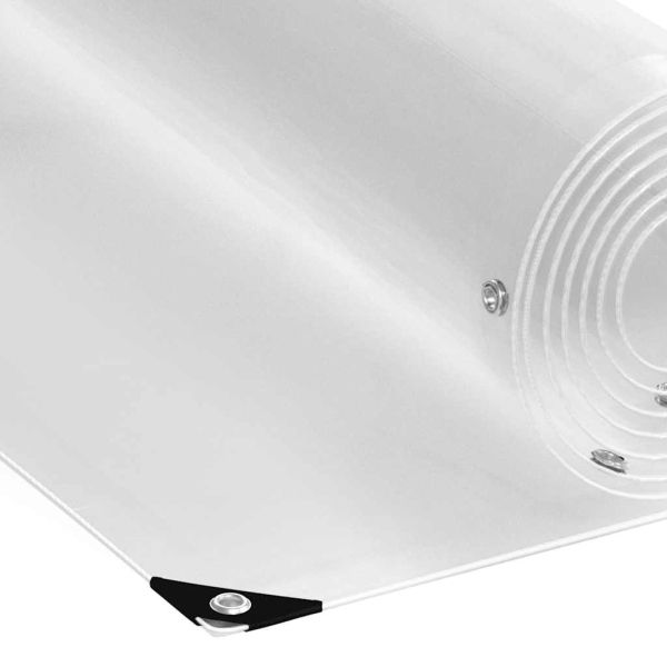 Прозрачен брезент с капси 2x3 m PVC