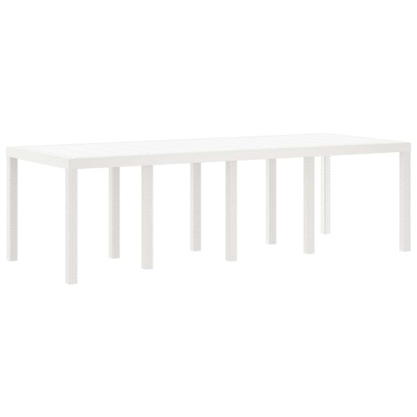 Комплект за хранене в градината 11 pcs Бяло Полипропилен