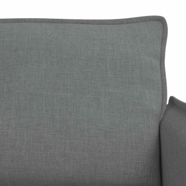 Комплект дивани 2 pcs Тъмносиво 156 x 82 x 85 см Текстил