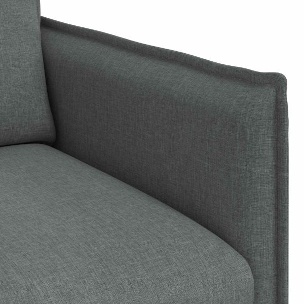 Комплект дивани 2 pcs Тъмносиво 156 x 82 x 85 см Текстил