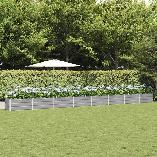 Кашпа Светлосиво 480 x 50 x 45 см Галванизирана стомана