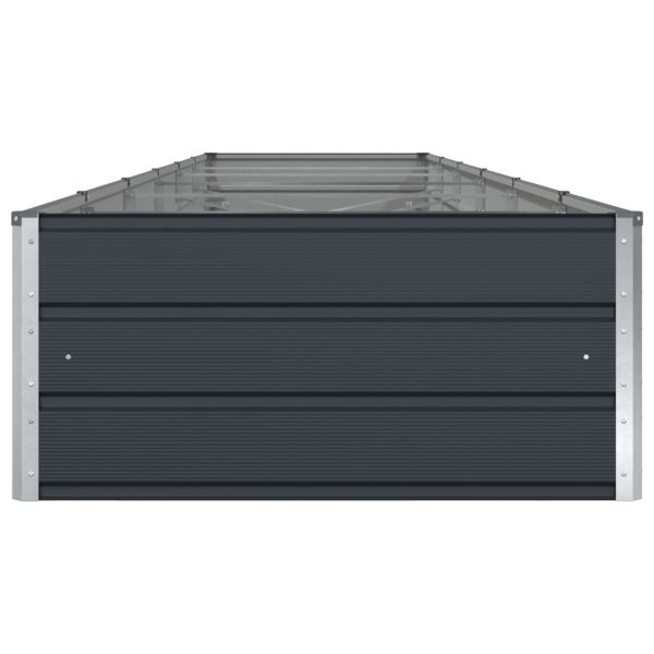 Кашпа Антрацит 195 x 100 x 45 см Галванизирана стомана