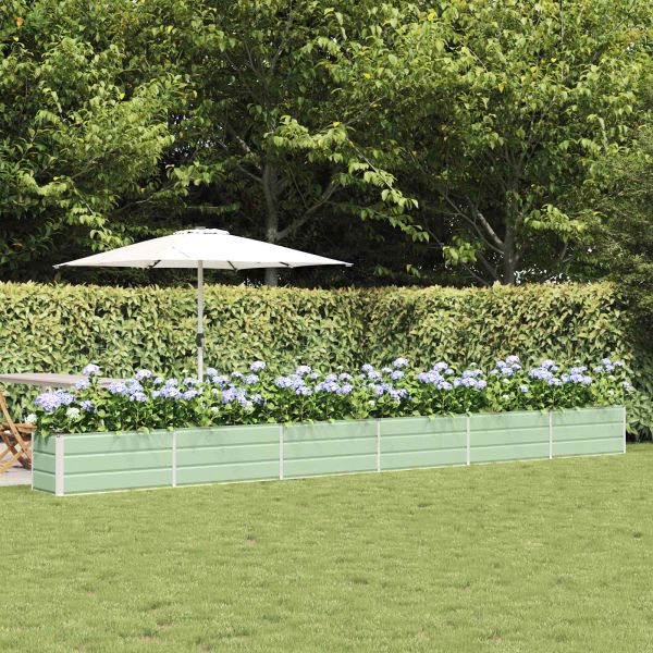 Кашпа Пастелно зелено 480 x 50 x 45 см Галванизирана стомана