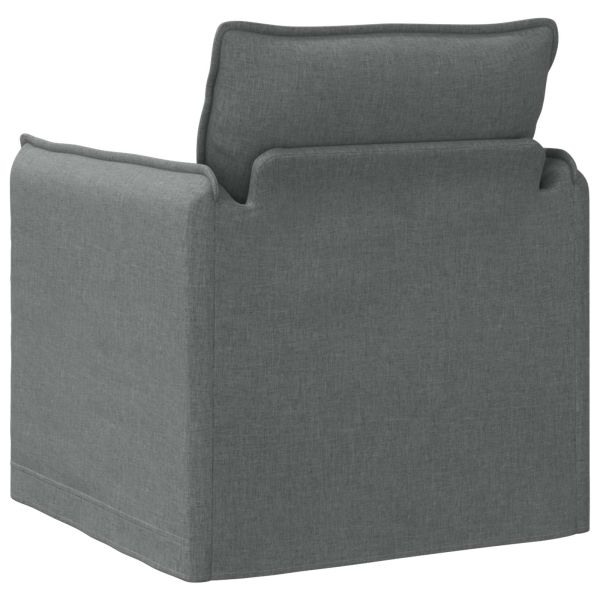 Диван Тъмен сив 75 x 82 x 85 см текстил
