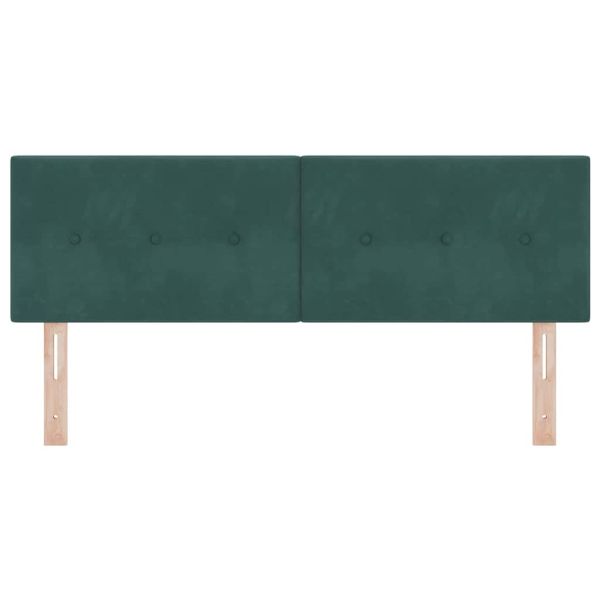 LED глава с LED ленти Зелен 160 cm Кадифе